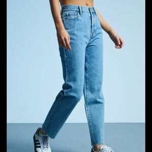 Pacsun jeans  Eco Medium Blue High Waisted Straight Leg Jeans size 24